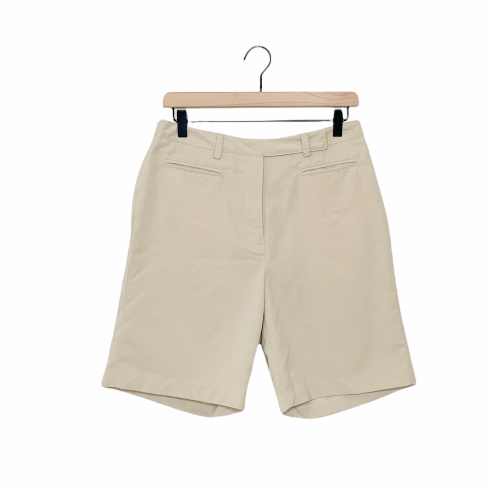 Tommy Hilfiger Preppy Y2K Khaki Beige Long Shorts Women's 6